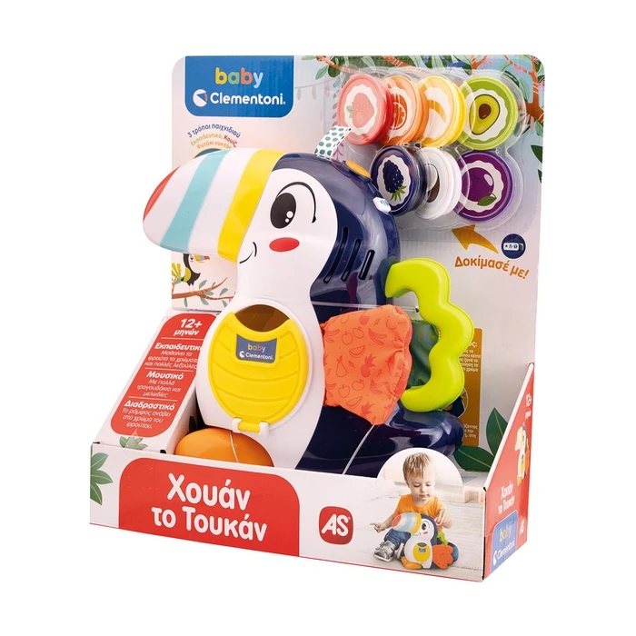 Clementoni Juan the Toucan - Baby Toy with Sounds for 12+ Months (Model 1000-63433)