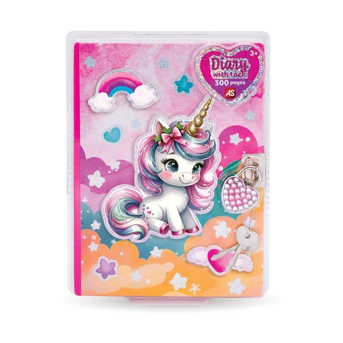 Σημειωματάριο AS Diary with Lock - 300 Pages (Random)