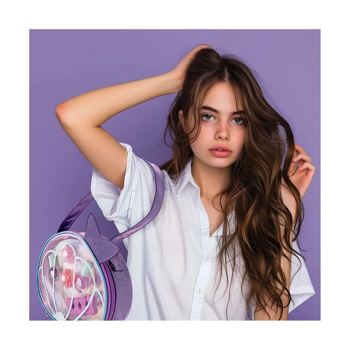 AS Happi Hobbi: Beauty Set in Handbag - Purple Bag (1081-60004)