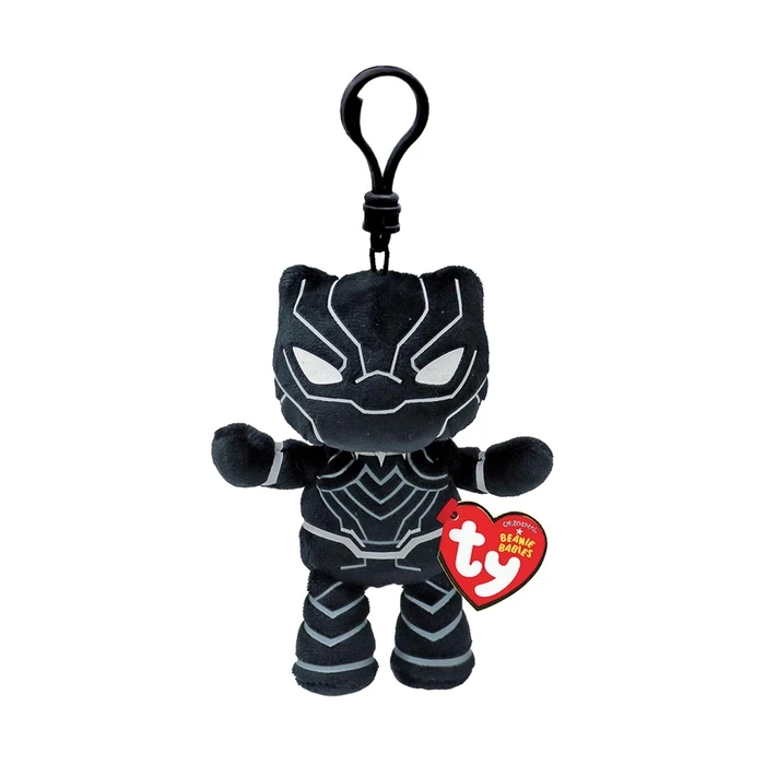 Μπρελόκ AS TY Beanie Babies Μarvel: Black Panther - Keychain Plush 8,5cm (1607-34003)
