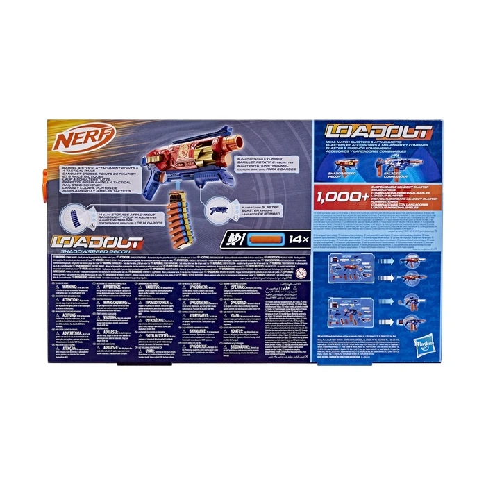 NERF Loadout Shadowspeed Recon (G1759) - Εκτοξευτής