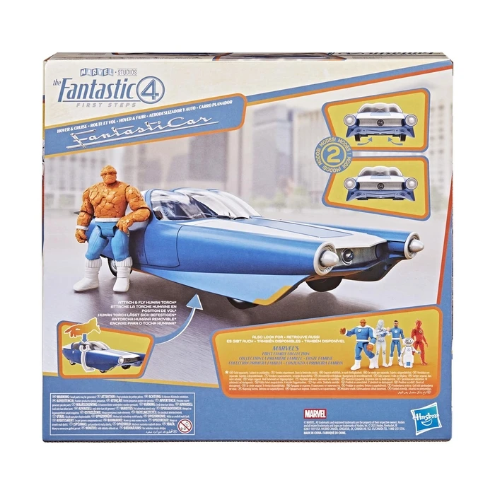 Φιγούρα Hasbro Marvel Fantastic Four: First Steps - Hover & Cruise Fantastic Car & Thing Vehicle (G0983)