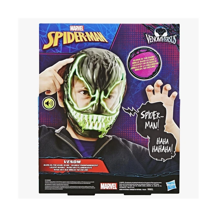 Φιγούρα Hasbro Marvel: Spider-Man - Venom Versus Feature Glows-In-The-Dark Mask (G1828)