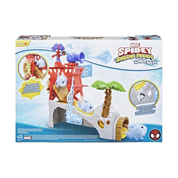 Hasbro Spidey And His Amazing Friends Water Webs Spidey Island Playset