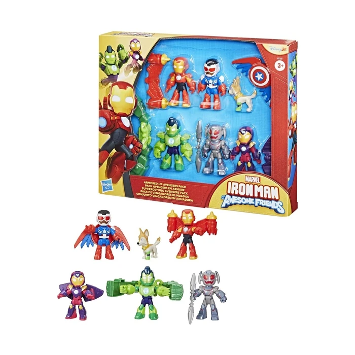Μινιατούρα Hasbro Marvel Iron Man And His Awesome Friends: Armored Up Avengers Pack - (G1255)
