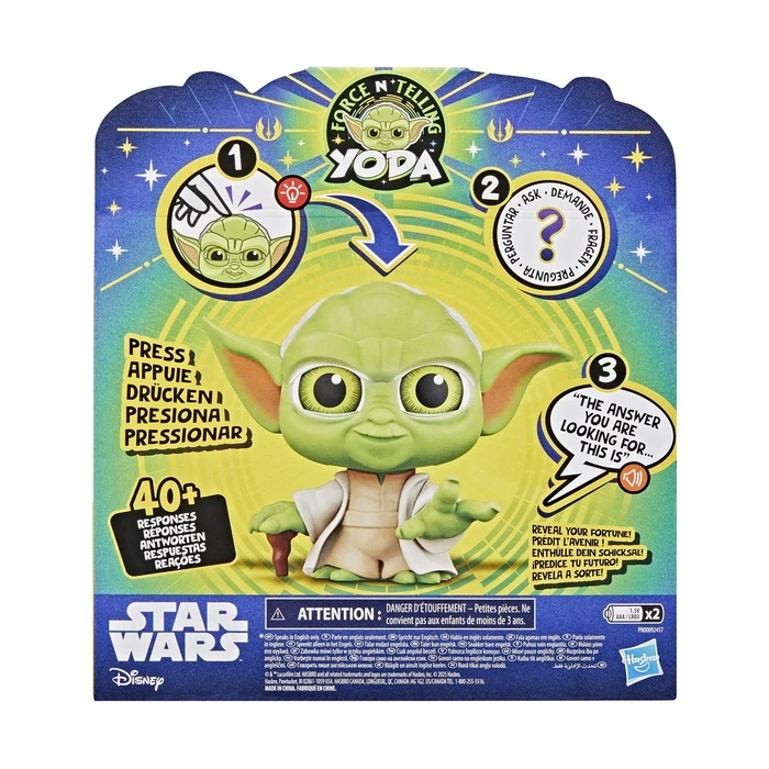Φιγούρα Hasbro Disney: Star Wars - Force N' Telling Yoda (English)