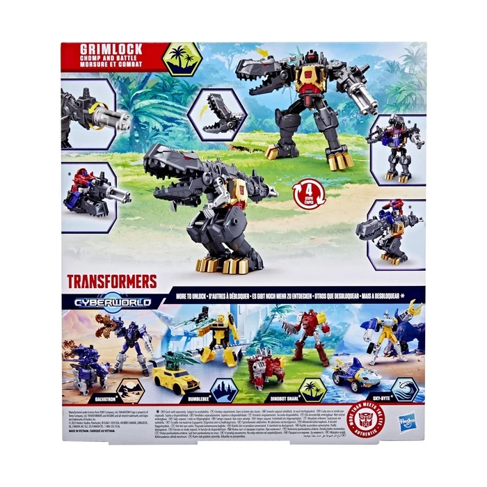 Φιγούρα Hasbro Transformers Changes to Dino: Cyberworld - Chomp & Battle Grimlock (G0748)