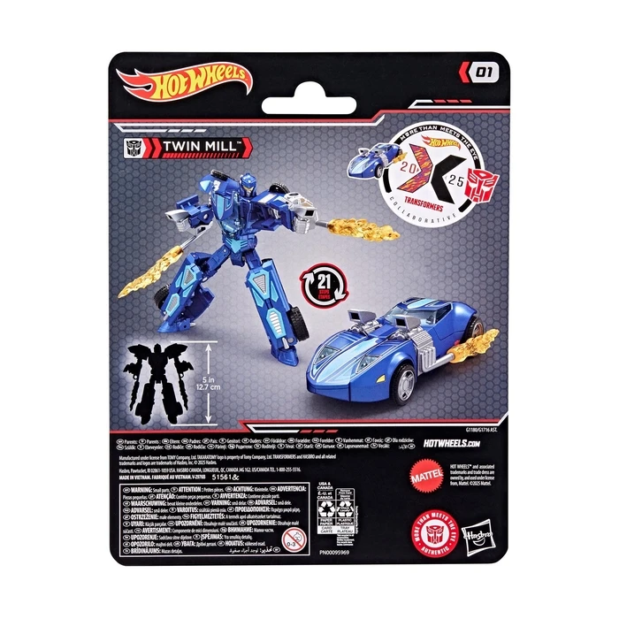 Hasbro Hot Wheels Transformers Twin Mill
