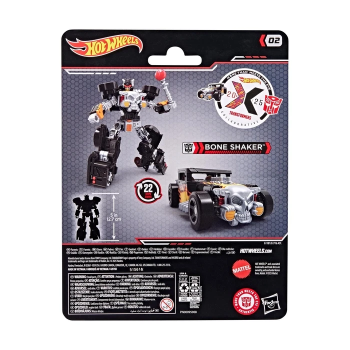 Hasbro Hot Wheels Transformers Bone Shaker