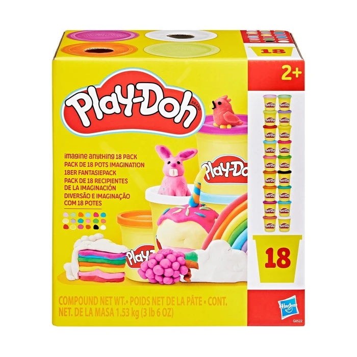 Πλαστελίνη Hasbro Play-Doh: Doh & More - Imagine Anything 18 Pack (G0522)