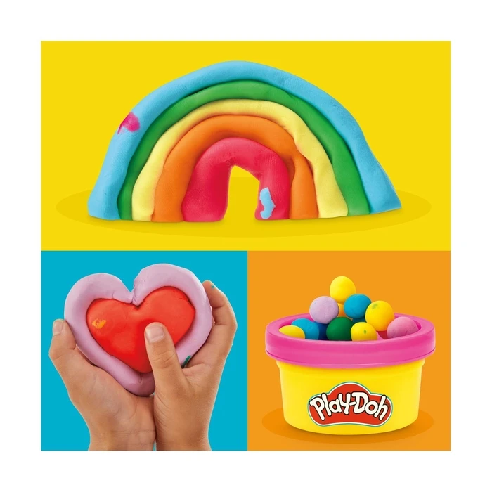 Πλαστελίνη Hasbro Play-Doh: Doh & More - Super Rainbow Favors 50 Pack (G1761)
