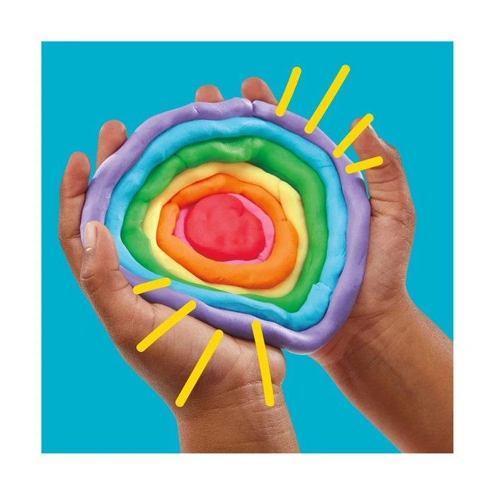Πλαστελίνη Hasbro Play-Doh: Doh & More - Super Rainbow Favors 50 Pack (G1761)