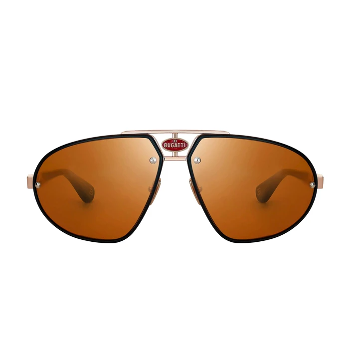 BUGATTI Men's Sunglasses 10-MBK-RG (63/13/142 mm)