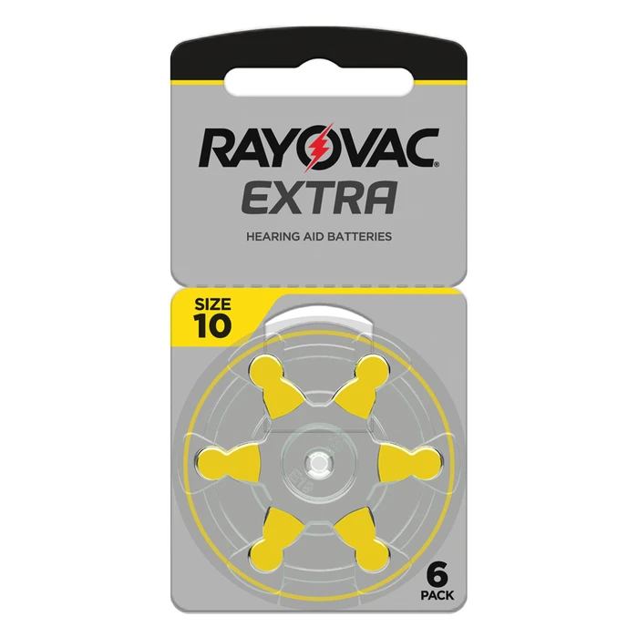 RAYOVAC Μπαταρίες ακουστικών βαρηκοΐας 10MF mercury free 1.45V 6τμχ