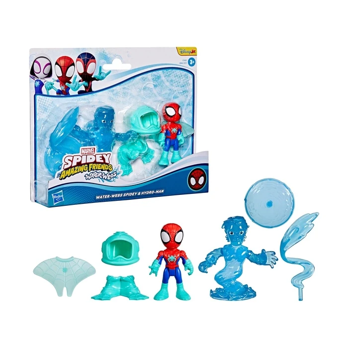 Φιγούρα Hasbro Disney Jr. Marvel: Spidey And His Amazing Friends Waterwebs - Spidey & Hydro-Man & Vehicles (G1463)