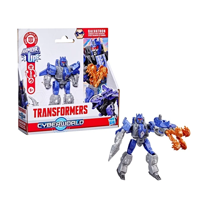 Φιγούρα Hasbro Transformers: Evergreen - Cyberworld Armored Cyber Changers Armor Galvatron (G1052)