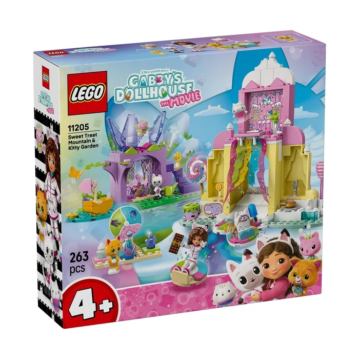LEGO Gabby’s Dollhouse: Sweet Treat Mountain & Kitty Garden (11205)