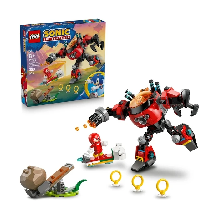 LEGO Sonic the Hedgehog: Knuckles vs. Dr. Eggman Egg Crusher Mech (77005)