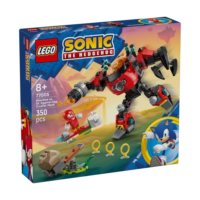 LEGO Sonic the Hedgehog: Knuckles vs. Dr. Eggman Egg Crusher Mech (77005)