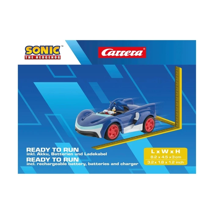 Carrera Team Sonic Racing Mini RC - Sonic Remote Control Car
