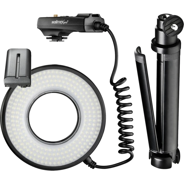 Walimex Macro LED Ring Light DSR 232 Kit Daylight 5800K 14W 1100 Lux
