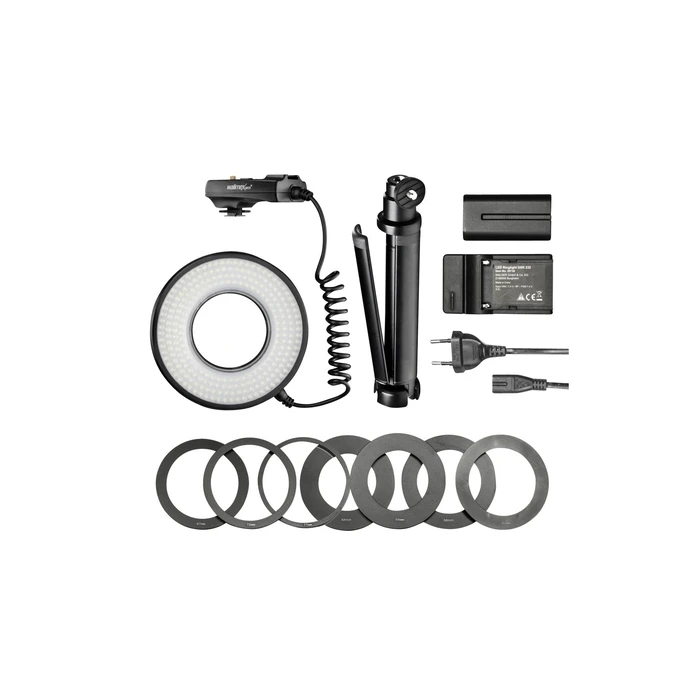 Walimex Macro LED Ring Light DSR 232 Kit Daylight 5800K 14W 1100 Lux