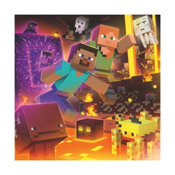 Παζλ Ravensburger: Minecraft Biomes (3x49 pcs)