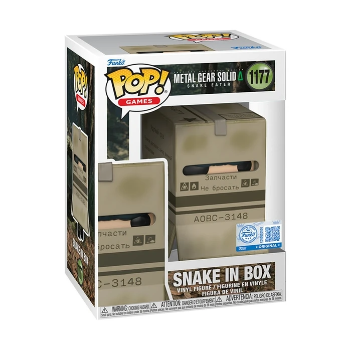 Funko Pop! Games: Metal Gear Solid - Snake In Box (Ειδική Έκδοση) #1177