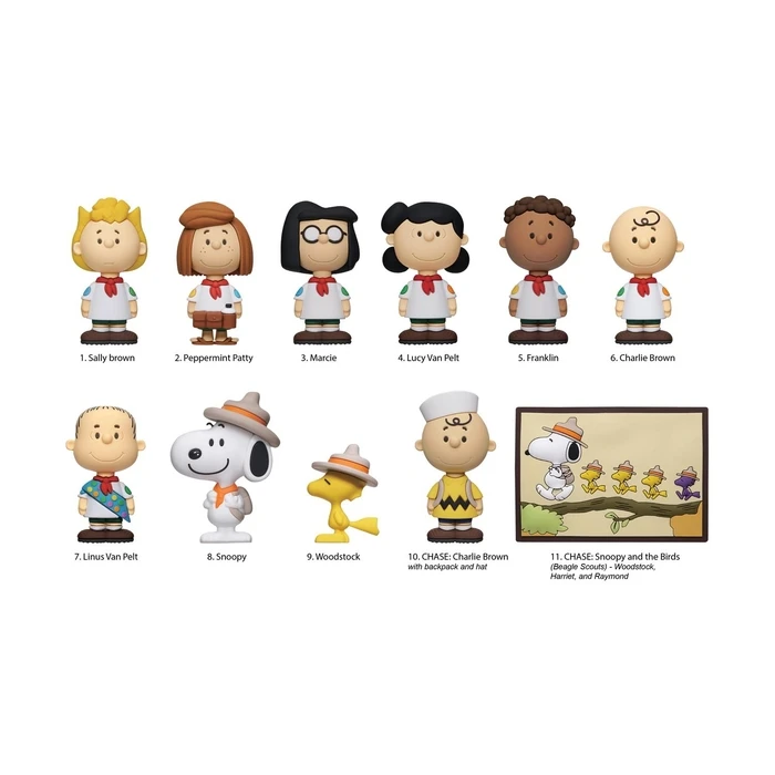 Collectibles Monogram Peanuts Series 2 3D Foam Bag Clips Figures Blind Bag Random 34010