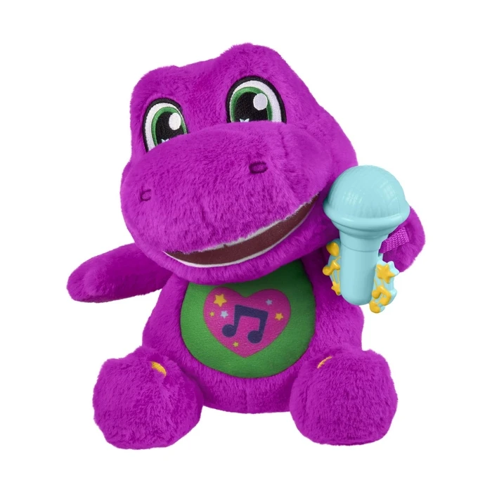 Λούτρινο Mattel Barney's World: Sing-Along Barney - Plush Toy (English)