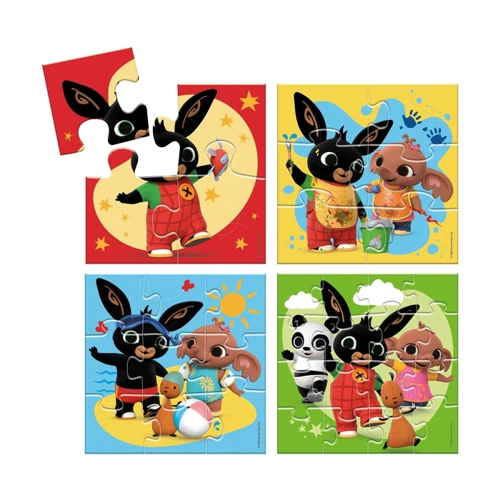 Παζλ Bambolino Toys: Bing - 4 In 1 Puzzle (BT19091)