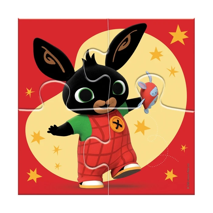 Παζλ Bambolino Toys: Bing - 4 In 1 Puzzle (BT19091)