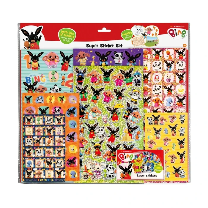 Παιδική Χειροτεχνία Bambolino Toys: Bing - Super Sticker Set (BT19167)