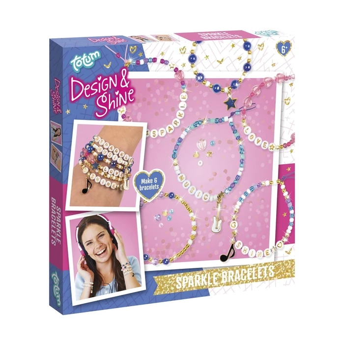 Παιδική Χειροτεχνία Totum: Design & Shine - Sparkle Bracelets (TT028234)