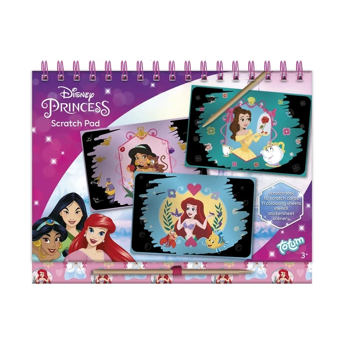Παιδική Χειροτεχνία Totum: Disney Princess - Scratch Pad (TT044340)