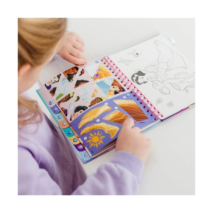 Παιδική Χειροτεχνία Totum: Disney Princess - Sticker By Number Pad (TT045279)