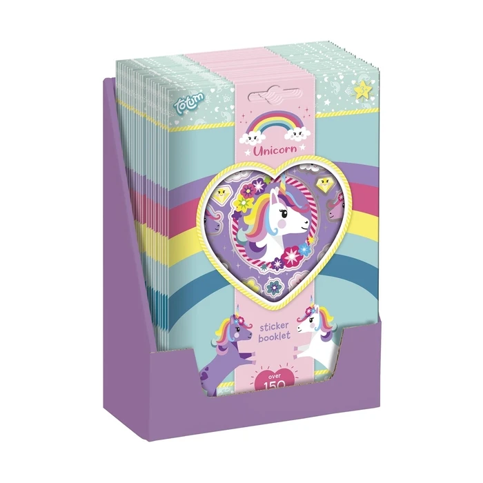 Παιδική Χειροτεχνία Totum: Unicorn - Sticker Book 4 Sheet (TT071117)