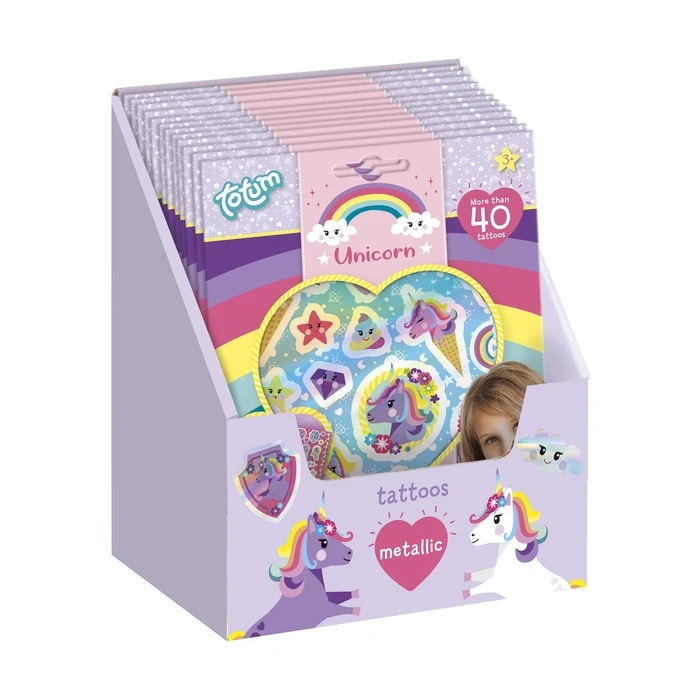 Παιδική Χειροτεχνία Totum: Unicorn - Tattoos Metallic (TT071698)