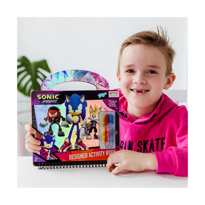 Παιδική Χειροτεχνία Totum: Sonic Prime - Designer Activity Book (TT280519)