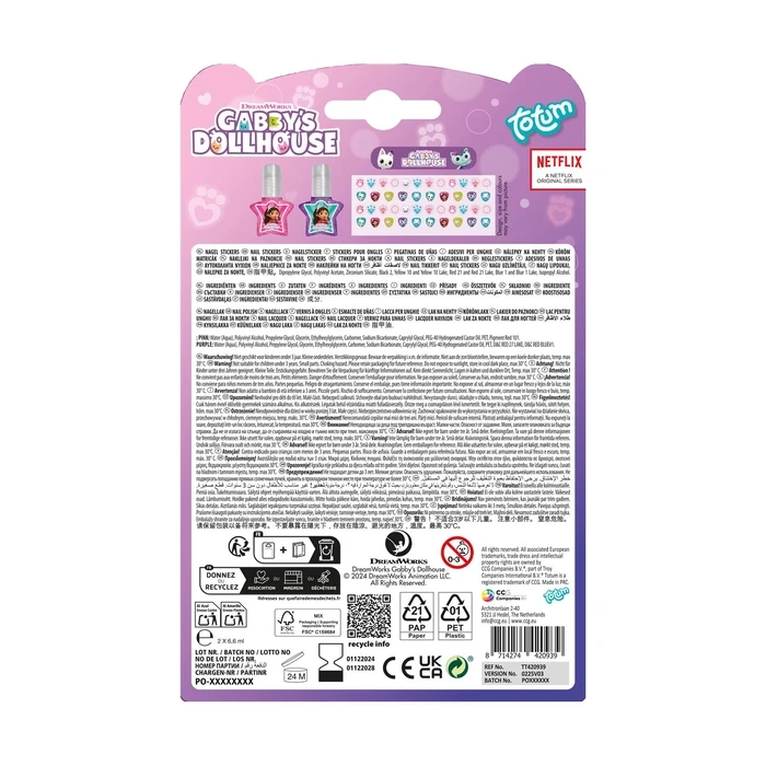 Παιδική Χειροτεχνία Totum: Gabby's Dollhouse - Nail Deco (TT420939)