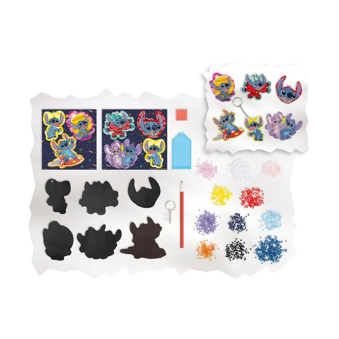 Παιδική Χειροτεχνία Totum: Disney Stitch - Diamond Paint Magnets (TT700086)