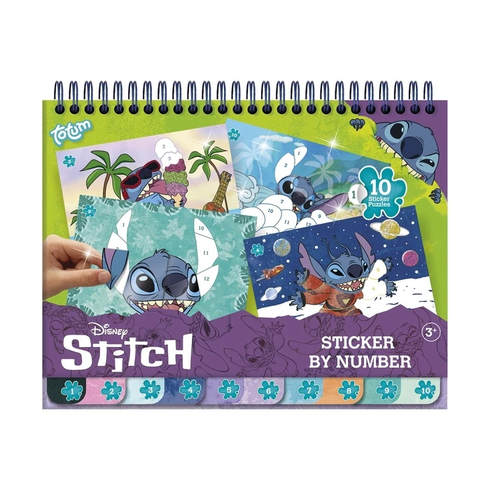 Παιδική Χειροτεχνία Totum Disney: Stitch - Sticker By Number Pad (TT700123)