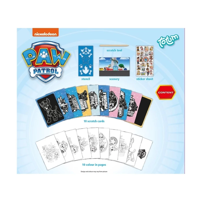 Παιδική Χειροτεχνία Totum: Paw Patrol - Scratch Book (TT720831)