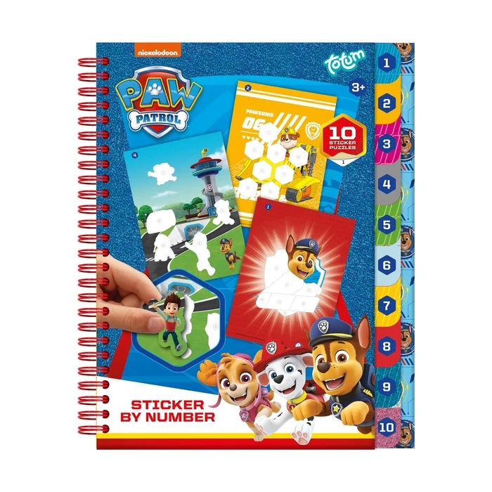 Παιδική Χειροτεχνία Totum: Paw Patrol - Sticker By Number Book (TT721159)