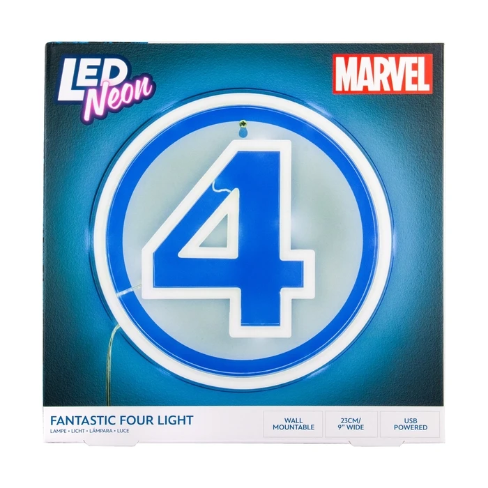 Διακοσμητικό Φωτιστικό Paladone Marvel: Fantastic 4 - Wall Mountable LED Neon (PP14789MUVN)