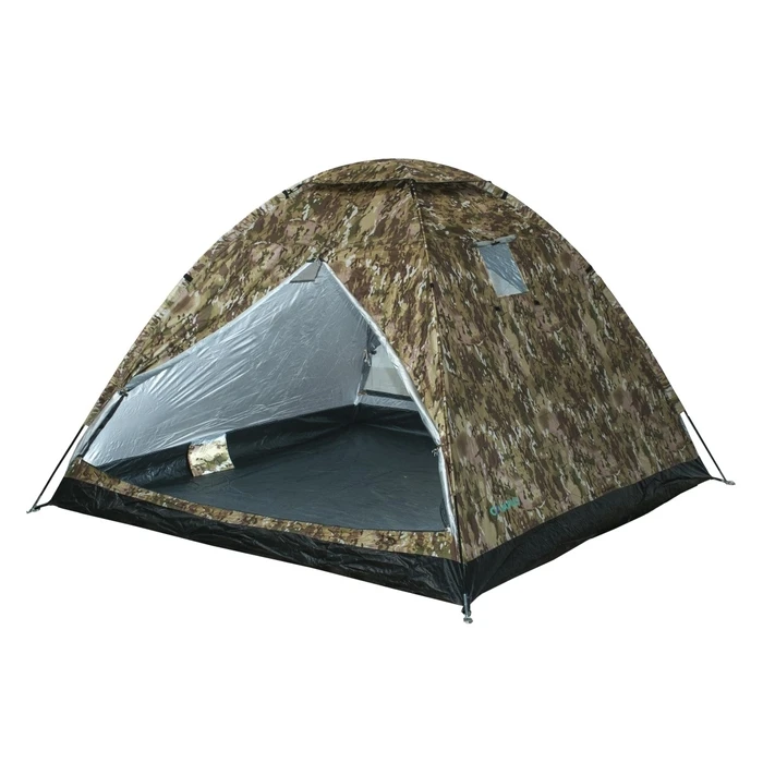 Campus CAMO Single-Roof Military-Style Tent 3-4 Persons