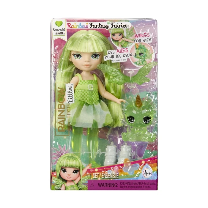 Κούκλα MGA Rainbow High: Rainbow Fantasy Fairies - Emerald Hunter (543404)