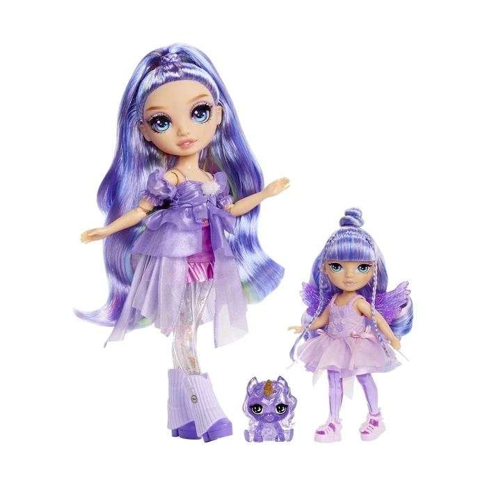 Κούκλα MGA Rainbow High: Rainbow Fantasy Fairies - Amethyst Willow (543435)