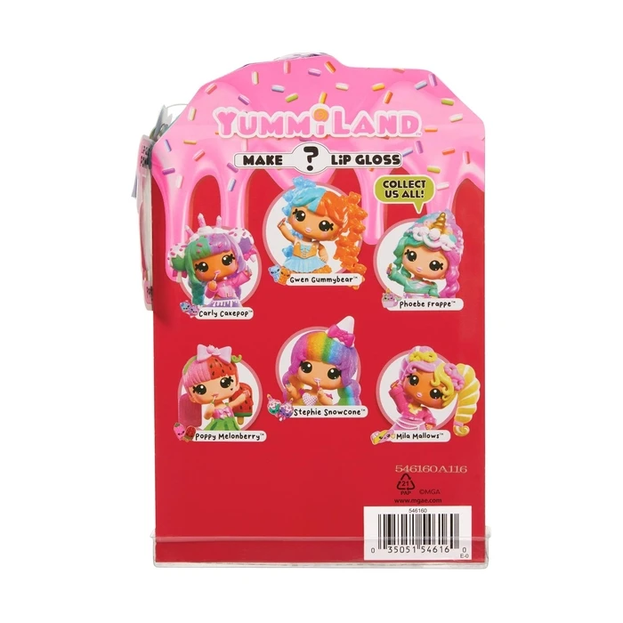 Κούκλα MGA Yummiland: Lip Gloss 2 - Poppy Melonberry (546160)