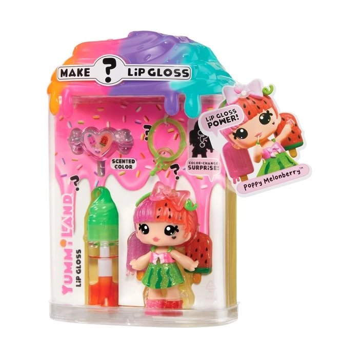 Κούκλα MGA Yummiland: Lip Gloss 2 - Poppy Melonberry (546160)